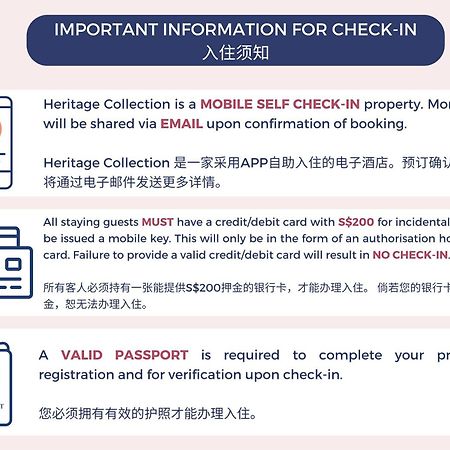 Heritage Collection On Pagoda - Mobile App Check-In Singapore Eksteriør billede