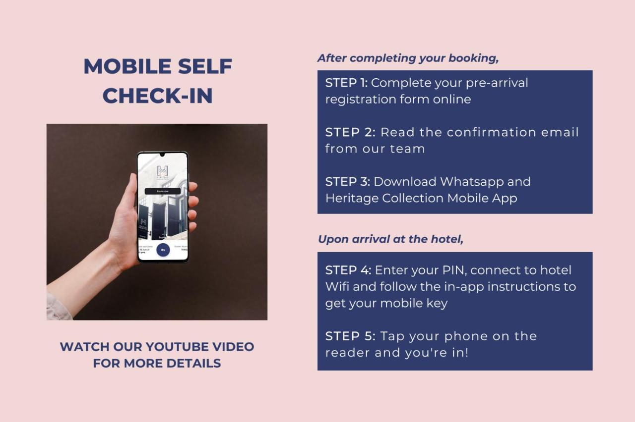 Heritage Collection On Pagoda - Mobile App Check-In Singapore Eksteriør billede